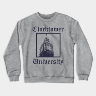 Clocktower University Shirt (Dark text, Classic style) Crewneck Sweatshirt